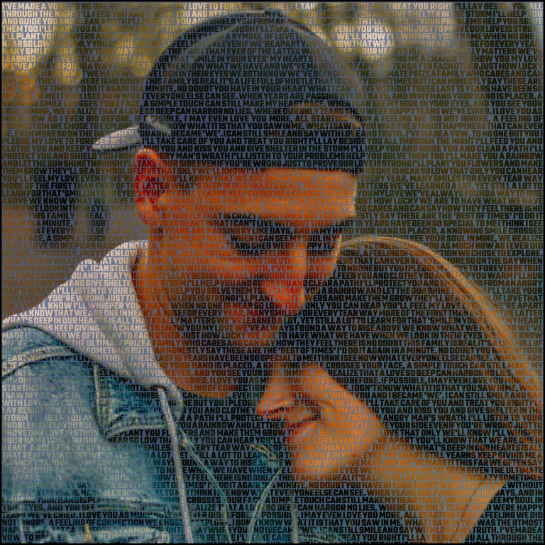 Choose the best personalized photo gift lyrics and pictures