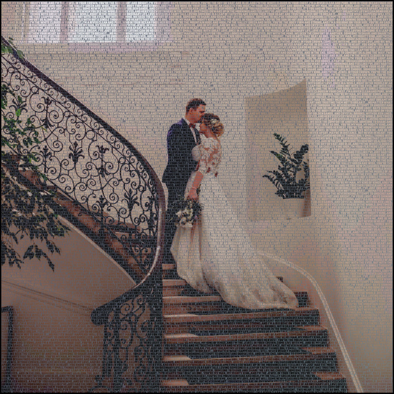 The best gift can be a photo turned to text