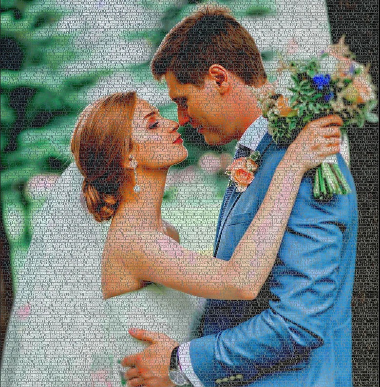 Text Art Generator for Vows Gifts