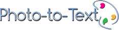 Photo to Text Logo