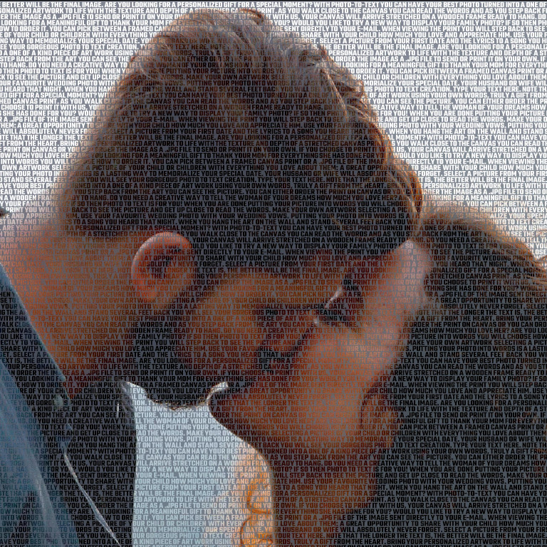 Images made from text